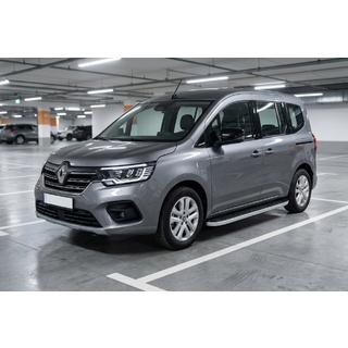 Praguri Laterale Tayga Grey (2 buc, Aluminiu) Renault Kangoo/Express 2021- foto 1