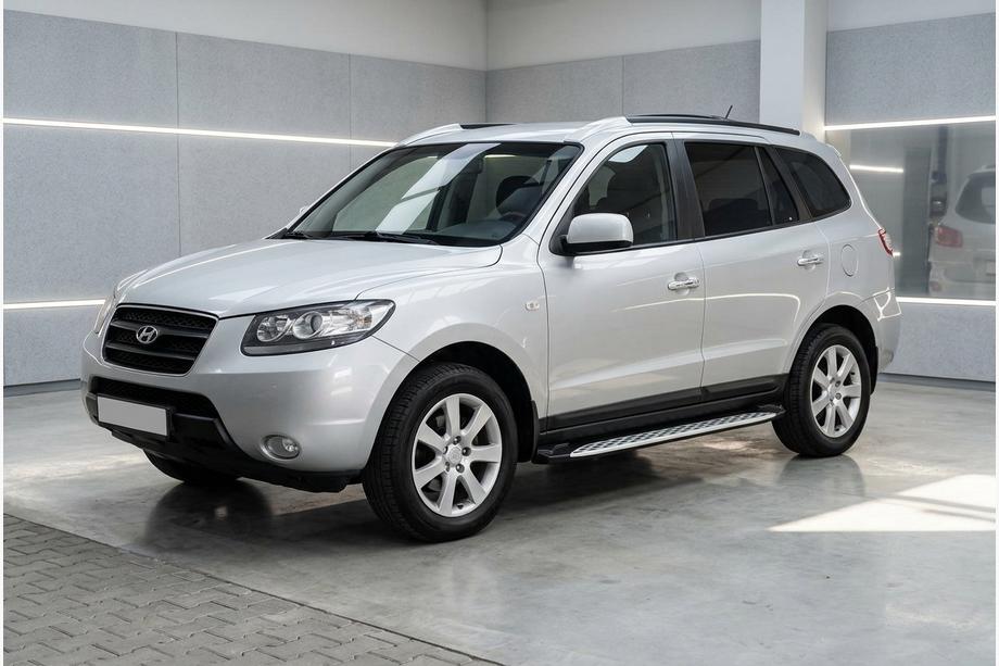 Hyundai Santa Fe 2 2006-2012 Praguri Laterale Shining V1 (2 buc, Aluminiu) Foto 1