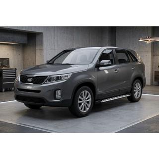 Praguri Laterale Shining V1 (2 buc, Aluminiu) Kia Sorento II XM 2009-2014 foto 1