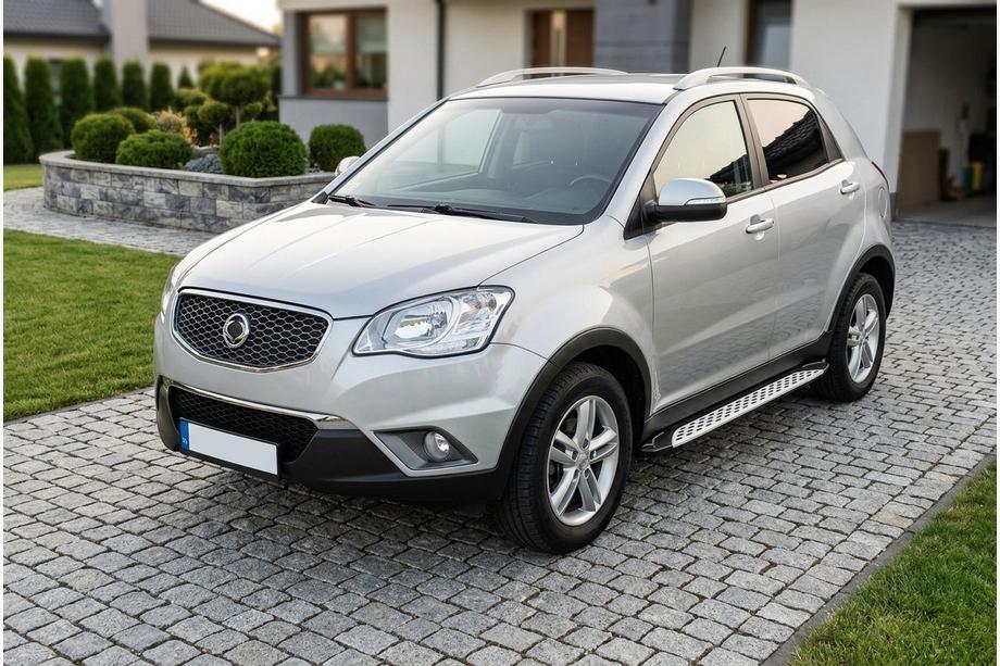 SsangYong Korando 2010-2019 Praguri Laterale Shining V1 (2 buc, Aluminiu) Foto 1