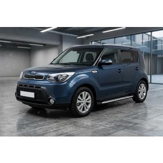 Praguri Laterale Shining V1 (2 buc, Aluminiu) Kia Soul II 2013-2018 foto 1