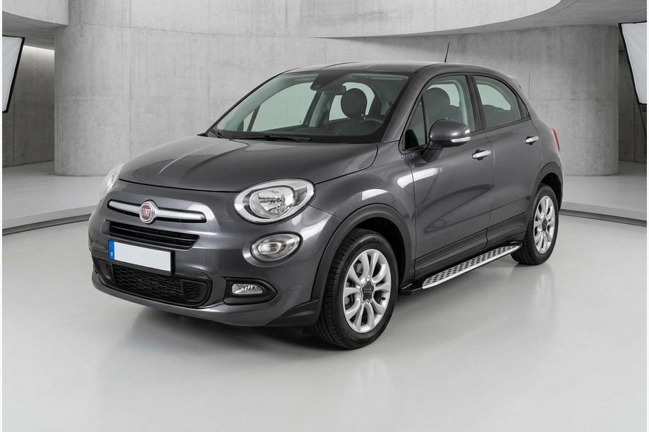 Fiat 500X 2014-2024 Praguri Laterale Shining V1 (2 buc, Aluminiu) Image