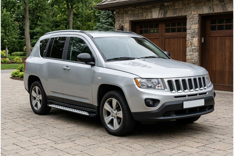 Jeep Compass 2006-2016 Praguri Laterale Shining V1 (2 buc, Aluminiu) Foto 1