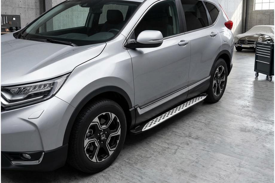 Honda CRV 2017-2022 Praguri Laterale Shining V1 (2 buc, Aluminiu) Foto 1