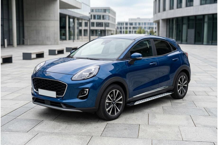 Ford Puma 2019- Praguri Laterale Shining V1 (2 buc, Aluminiu) Foto 1