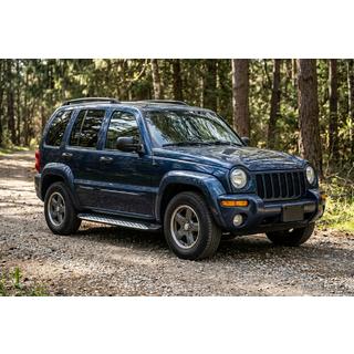 Praguri Laterale Shining V1 (2 buc, Aluminiu) Jeep Cherokee/Liberty 2002-2007 foto 1