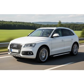 Praguri Laterale Shining V1 (2 buc, Aluminiu) Audi Q5 2008-2017 foto 1