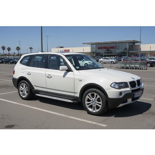 Praguri Laterale Shining V1 (2 buc, Aluminiu) BMW X3 E83 2003-2010 foto 1