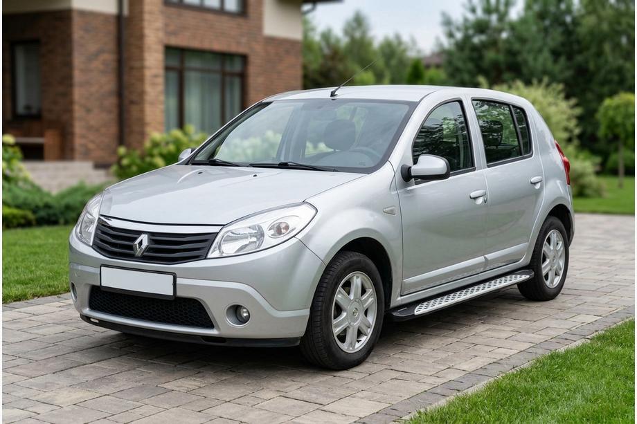Renault Sandero 2007-2013 Praguri Laterale Shining V1 (2 buc, Aluminiu) Foto 1