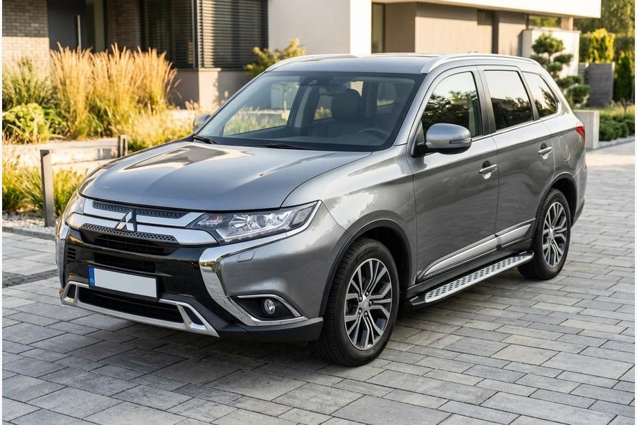 Mitsubishi Outlander 2012-2021 Praguri Laterale Shining V1 (2 buc, Aluminiu) Foto 1