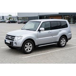 Praguri Laterale Shining V1 (2 buc, Aluminiu) Mitsubishi Pajero Wagon IV 2006-2021 foto 1