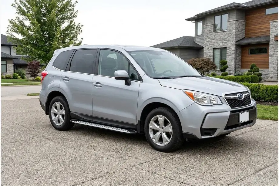 Subaru Forester 2013-2018 Praguri Laterale Shining V1 (2 buc, Aluminiu) Foto 1