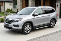 Honda Pilot 2015-2022 Praguri Laterale Shining V1 (2 buc, Aluminiu) foto 1