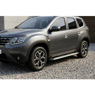 Praguri Laterale Shining V1 (2 buc, Aluminiu) Dacia Duster 2018-2024 foto 1