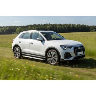 Praguri Laterale Shining V1 (2 buc, Aluminiu) Audi Q3 2019–2025 foto 1