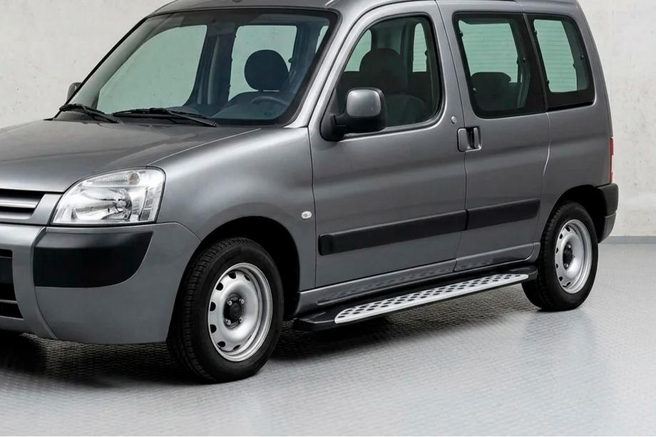 Peugeot Partner 1996-2008 Praguri Laterale Shining V1 (2 buc, Aluminiu) Foto 1