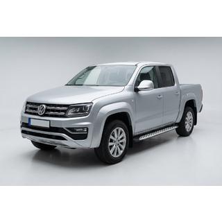 Praguri Laterale Shining V1 (2 buc, Aluminiu) Volkswagen Amarok 2010-2022 foto 1
