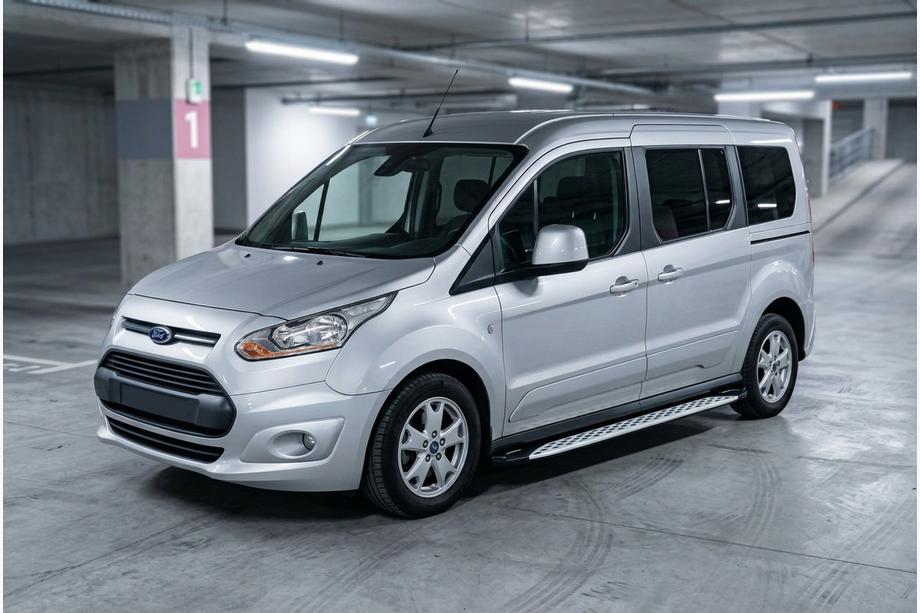 Ford Connect 2014-2021 Praguri Laterale Shining V1 (2 buc, Aluminiu) Foto 1