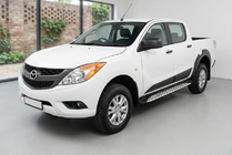 Mazda BT-50 2012- Praguri Laterale Shining V1 (2 buc, Aluminiu) foto 1