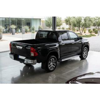 Praguri Laterale Shining V1 (2 buc, Aluminiu) Toyota Hilux 2015- foto 1