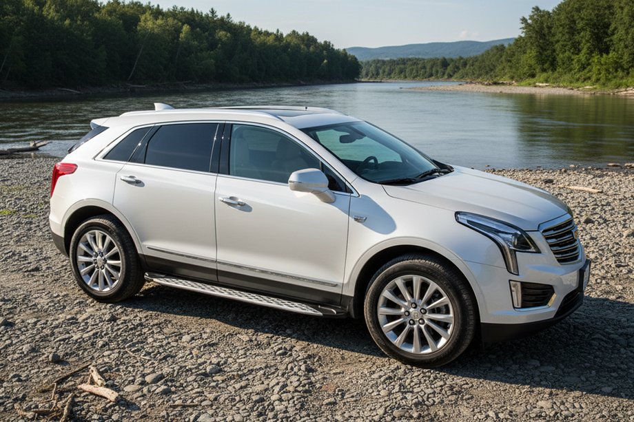 Cadillac XT5 2016- Praguri Laterale Shining V1 (2 buc, Aluminiu) Image