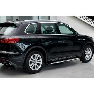 Praguri Laterale Shining V1 (2 buc, Aluminiu) Volkswagen Touareg 2018- foto 1