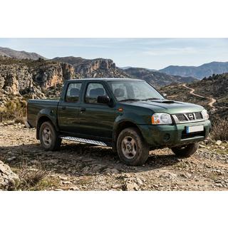 Praguri Laterale Shining V1 (2 buc, Aluminiu) Nissan NP300 1999-2015 foto 1
