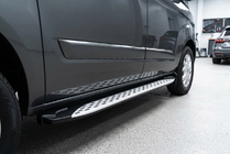 Ford Custom 2013-2022 Praguri Laterale Shining V1 (2 buc, Aluminiu) foto 1