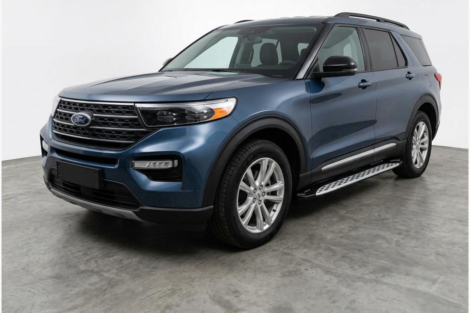 Ford Explorer 2019- Praguri Laterale Shining V1 (2 buc, Aluminiu) Foto 1