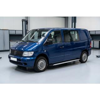 Praguri Laterale Shining V1 (2 buc, Aluminiu) Mercedes Vito W638 1996-2003 foto 1