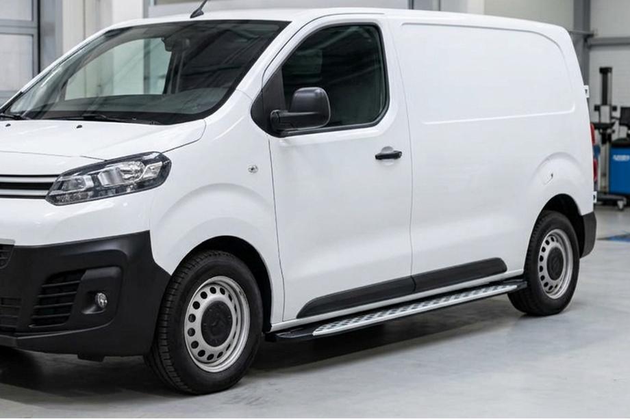 Citroen Jumpy/Dispatch 2017- Praguri Laterale Shining V1 (2 buc, Aluminiu) Image