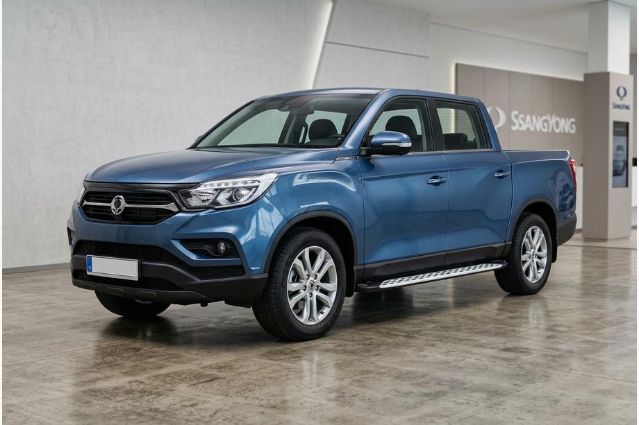 SsangYong Musso II 2018– Praguri Laterale Shining V1 (2 buc, Aluminiu) Foto 1