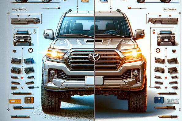Kituri de caroserie originale vs. replica pentru Toyota Land Cruiser 200: care este mai bun?