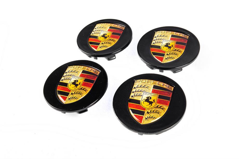 Porsche Capace centrale jante 76/71mm negre (set 4 buc) Image