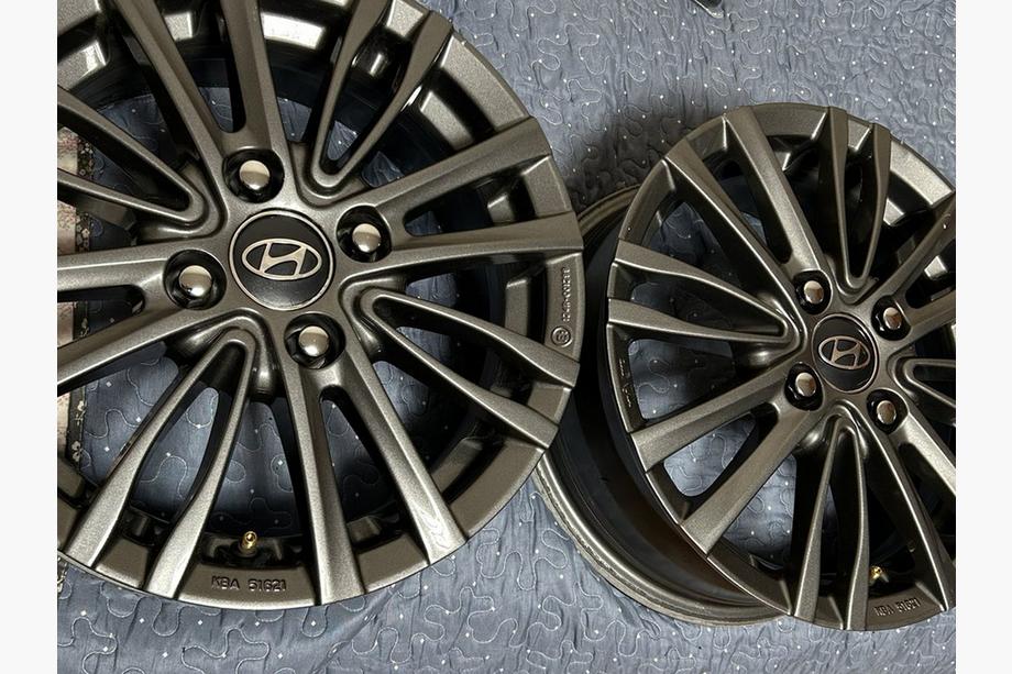 Hyundai Capace centrale negre jante hyun60tur-bl (59mm la 55mm, 4 buc) Foto 5