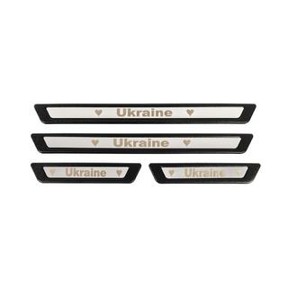 Protectii praguri (Ukraine, 4 buc, inox) foto 1