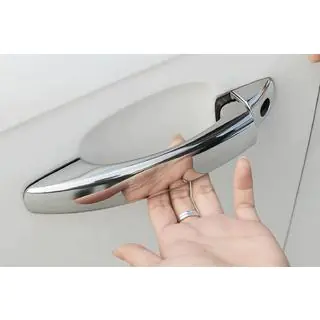 Capace manere crom fara butoane (4 buc, inox) foto 2