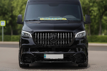 Mercedes Sprinter W907/W910 2018- Bara fata cu grila V2 (AMG) foto 9