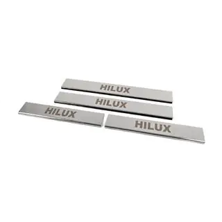 Capace praguri usi (4 buc, inox) foto 2