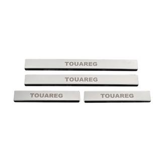 Praguri inox Carmos V1 (4 buc) Volkswagen Touareg 2010-2018 foto 1
