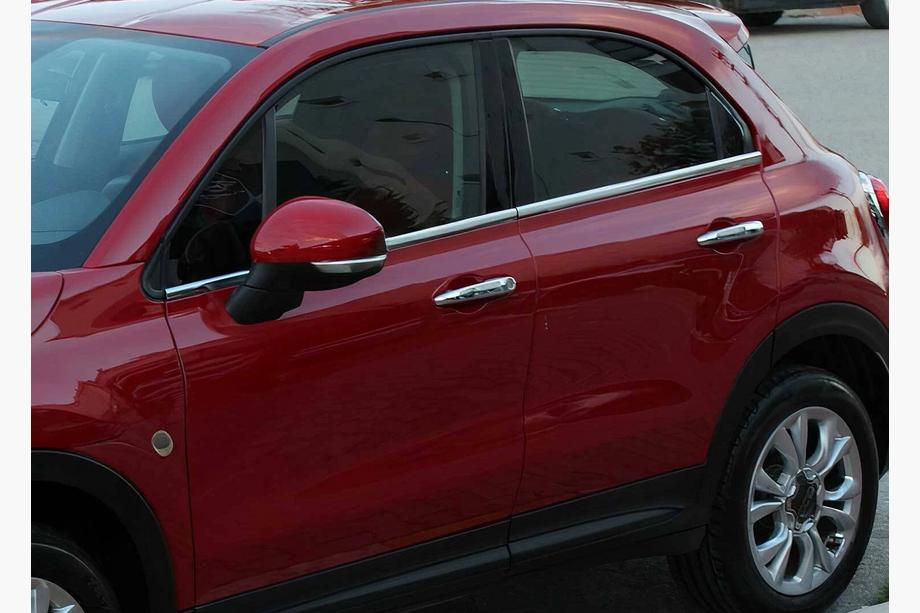 Fiat 500X 2014-2024 Molduri geam inox (4 buc) Image