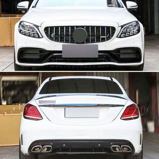 Kit caroserie cu difuzor (design AMG C63 2018-2021) foto 3
