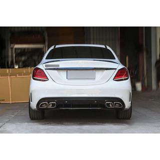 Kit caroserie cu difuzor (design AMG C63 2018-2021) foto 4