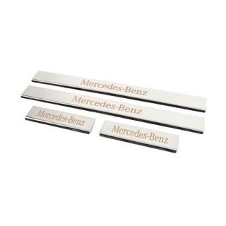 Praguri Carmos (4 buc, inox) Mercedes C-class W204 2007-2015 foto 2