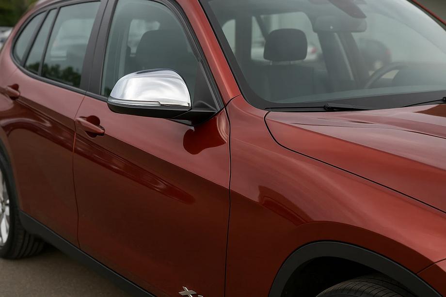 BMW X1 E84 2009-2015 Capace Oglinzi (2 buc, Otel Inoxidabil) Carmos Foto 1