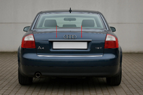 Audi A4 B6 2000-2004 Ornament deasupra numarului (Carmos inox) V-2 foto 1