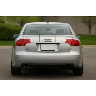 Ornament deasupra numarului (Carmos inox) V-2 Audi A4 B7 2004-2008 foto 1