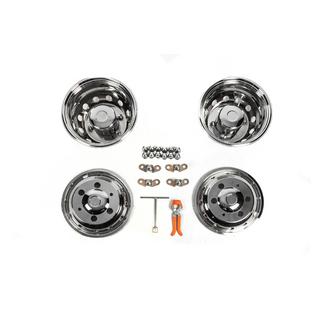 Capace roti inox OEM (2 inele, 4 buc) foto 1