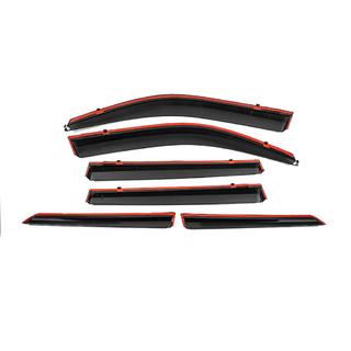 Deflectoare geamuri cu ornament cromat Niken Luxury (6 buc) Toyota Land Cruiser Prado 150 2009-2023 foto 4