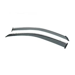 Deflectoare geam cu ornament cromat (2 buc, Niken Future) foto 4